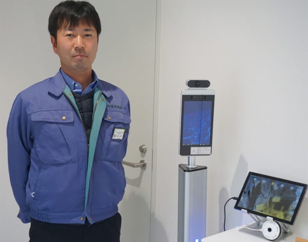 「検温＋顔認証」で精密機械工場の従業員感染症対策を実現